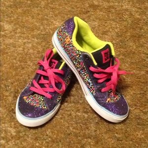DC Colorful Sparkly Sneakers